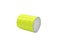 ZNJAMN Bande RéFléChissante Lot de 3 Rouleaux d'autocollants réfléchissants for vélo Montagne ou Moto pour VéLo, Voiture, Moto(Fluo. Yellow)