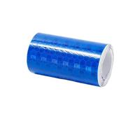ZNJAMN Bande RéFléChissante Lot de 3 Rouleaux Ruban adhésif réfléchissant for Voiture, marquage sécurité pour VéLo, Voiture, Moto(Blue)