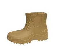 ZNJAMN Bottes De Pluie Pour Adultes Bottes de pluie mi-mollet for hommes, chaussures aquatiques légères en EVA, imperméables, talons épais, bottes pêche, caoutchouc Pour ImperméAbles(Brown,3L(44-45))