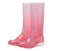 ZNJAMN Bottes De Pluie Pour Adultes Bottes de pluie montantes for femmes, chaussures dégradées, imperméables, antidérapantes, en caoutchouc, jolies bottes for adultes Pour ImperméAbles(Pink,36)