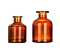ZNJAMN Bouteille Vide en Verre d'aromathérapie à Ventre de Pot, 5 pièces pour Huiles Essentielles