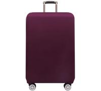 ZNJAMN Cache-Bagages Housse de bagage en tissu extensible, protection valise, housse anti-poussière, adaptée à la, organisateur voyage Pour Bagages(Purple red,XL)