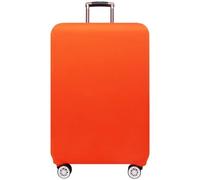 ZNJAMN Cache-Bagages Housse de bagage en tissu extensible, protection valise, housse anti-poussière, adaptée à la, organisateur voyage Pour Bagages(Orange red,M)