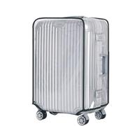 ZNJAMN Cache-Bagages Housse de bagage transparente en PVC, couvre-bagages étanche for valise à roulettes, anti-poussière, accessoires d'organisation voyage Pour Bagages(20 inch)