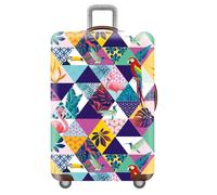 ZNJAMN Cache-Bagages Housse de protection élastique for bagages, housse adaptée à 18-32 pouces, boîtier chariot épais, anti-poussière Pour Bagages(Mix color I,XL)