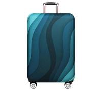 ZNJAMN Cache-Bagages Housses de protection for bagages voyage, housse for valise, housses anti-poussière extensibles for accessoires, fournitures Pour Bagages(Blue ribbon,XL)