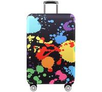 ZNJAMN Cache-Bagages Housses de protection for bagages voyage, housse for valise, housses anti-poussière extensibles for accessoires, fournitures Pour Bagages(Black graffiti,L)