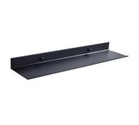 ZNJAMN étagère Murale Étagère de Rangement Murale Flottante for Livres, 2 pièces, Salle de Bain, Cuisine, Miroir, Organisateur de Douche en métal, Accessoires for la Maison, sans perceuse(20cm-Black)