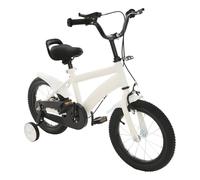 ZNLLQZN Vélo pour enfant de 14 pouces pour garçons et filles - Vélo pour enfants avec roues stabilisatrices, cloche et garde-boue - Hauteur d'assise 43-49 cm, hauteur de l'accoudoir 66-73 cm - Vélo