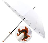 ZNLVZSH Parapluie Anime Cosplay Automatique, 210T 8 Bones Sun & Parapluie de Pluie Coupe-Vent Imperméable pour Hommes Femmes, Diverses options de caractères, Rengoku Kyoujurou