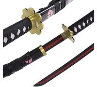 ZNLVZSH Roronoa Zoro Épée for One Piece Anime Cosplay Blade Épée, Handmade Halloween Prop Modèle en Bois Sword Ninja Weapons Sword Toy for Kids (Taille : 104cm/40.9in)(1pcs, Shusui)