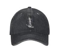 ZNODXFIV Albedo, Overlord IV, Anime Demin Trucker Hat Respirant Design Casquette Homme Casquette Homme Été Cool