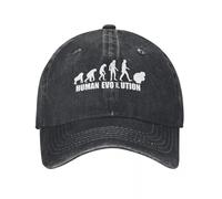 ZNODXFIV Anime Manga, Death Note, Évolution Humaine, Ryuk, Yagami léger, 3759D Denim Chapeau Respirant Design Chapeaux Hommes Casquette de Baseball Femme Cool
