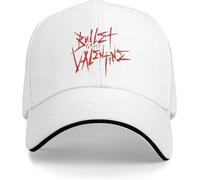 ZNODXFIV Casquette de Baseball Bullet pour Mes Saint-Valentin Casual Été Texte Trucker Gym Réglable Snapback Hommes Adulte Élégant Chapeau Cool
