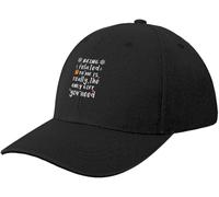 ZNODXFIV Casquette de Baseball Noir pour Hommes étant lié à Moi est Vraiment Le Seul Dont Vous Avez Besoin Chapeau de randonnée Protection Solaire Chapeau Solaire Cool