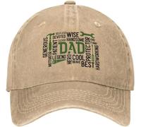 ZNODXFIV Casquette de Baseball The Man The Myth Daddy The Legend Denim Vieilli Délavé Fête des pères Papa Snapback Golf Adjustable Fit Hat Cool