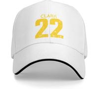 ZNODXFIV Casquette Homme Caitlin Clark Jaune Maillot en Détresse Numéro 22 A Casquette De Baseball Chapeau Cool