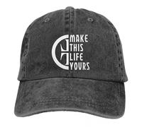 ZNODXFIV Classic Casquettes de Baseball Vintage délavées, Take That This Life on Tour, 2024 Merch, Unisexe Vintage DistMurcia, Make This Life Yours Sauna Wear Cool