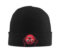 ZNODXFIV Classique Hazbinn Mignon Hôtels Anime Chapeaux Automne Hiver Crânes Bonnets Ski Helluva Boss Cap Hommes Femmes Acrylique Tricoté Chapeau Cool
