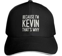 ZNODXFIV Classique Parce Que Je suis c’est Pourquoi drôle Nom personnalisé Casquette de Baseball mas Chapeau Luxe Homme Casquette Plage Femmes Plage Visière Hommes