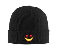 ZNODXFIV Classique Rester à l’écoute Folks Tricot Bonnet Automne Hiver Chapeaux Chaud Acrylique Rue Hazbinn Hôtels Mignon Alastor Demon Cap pour Hommes Femmes Cool