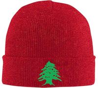 ZNODXFIV Drapeau du Liban Bonnets tricotés pour Femmes Hommes Bonnet Automne Hiver Chapeau Acrylique Chaud Cap Cool