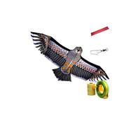 ZNQNDSR Cerf-Volant en Forme d'aigle avec Sac De Rangement Cerfs-Volants D'extérieur avec Crochet Et Moulinet pour Les Parcs De Plage, Activités Et Jeux Familiaux(1.8m/5.9ft)