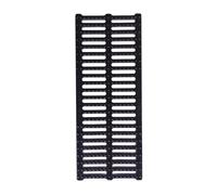 ZNQNDSR Grilles De Drainage en Plastique avec Granulés Antidérapants, Système De Drainage De Tranchée Intérieur Et Extérieur pour Jardins, Cours, Allées, Garages(19.7x7.8x1in)