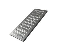ZNQNDSR Grilles De Drainage Extérieures en Acier Inoxydable avec Granulés Antidérapants pour Cour, Garage, Jardin, Allée(22.8x11.8x0.98in)