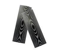 ZNQNDSR Lot De 2 Poignées De Couteau En Composite Avec Motifs, Fournitures Pour La Fabrication De Couteaux, Pour Le Bricolage, L'artisanat Et La Décoration