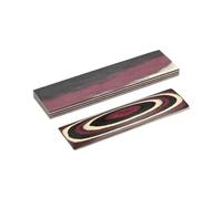 ZNQNDSR Manche De Couteau En Bois Massif, 2 Pièces, Fournitures De Fabrication De Couteaux Avec Motifs Pour Bricolage