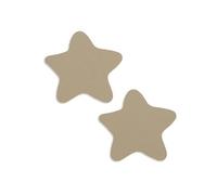 ZNQNDSR Simili Cuir Autocollant Patch De Réparation en Cuir en Forme D'étoile, Autocollant Et Découpable, avec Une Forte Adhérence, pour Canapés, Sièges De Voiture, Vestes(Beige)