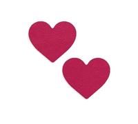 ZNQNDSR Simili Cuir Autocollant Patchs De Réparation en Cuir en Forme De Cœur, Autocollants Et Découpables, À Texture Litchi, pour Canapés, Sièges Auto, Vestes(Rose Red)