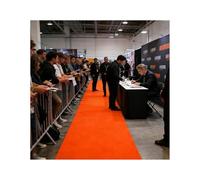 ZNQNDSR Tapis Décoratif pour Allées D'événements, pour Arches De Mariage, Défilés De Mode Et Enregistrements D'invités(Orange Red,3.3x65.6ft)