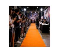 ZNQNDSR Tapis Décoratif pour Allées D'événements, pour Arches De Mariage, Défilés De Mode Et Enregistrements D'invités(Dark Orange,3.3x98.4ft)