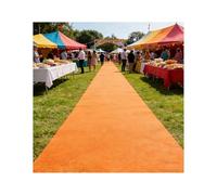 ZNQNDSR Tapis D'événement Tapis De Couloir D'intérieur Et D'extérieur pour Les Décorations De Bal De Fête À Thème De Cérémonie De Mariage(Light Orange,4.9x98.4ft)