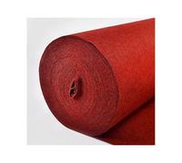 ZNQNDSR Tapis Épais avec Support Antidérapant, Non Tissé, pour Allée, Décorations De Fête, De Cérémonie De Mariage, De Bal(Deep Red,3.3x65.6ft)