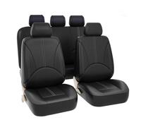 ZNQRY 9Pcs Housse de Siege Voiture pour Mercedes-Benz C-Class Sedan C180 C200 C220d C300 C300d Universel Couverture Couvre Sieges Avant Arrière Protection Ensemble Nsembles,Black