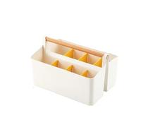 ZNTIHZ 1 pièces porte-stylo de bureau grande capacité mignon marqueur stylo papeterie boîte rangement créatif dessin animé porte-crayons organisateur Pour Une Utilisation Dans Les Écoles(Yellow)