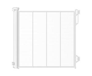 ZNTIHZ Barrière rétractable renforcée for Chien, Facile à Utiliser for Les escaliers, Les Portes, Les couloirs, l'intérieur et l'extérieur pour Escaliers, Couloirs(White)