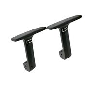 ZNTIHZ Lot de 2 accoudoirs Chaise Bureau, Accessoires Remplacement, réutilisables pour Les Bureaux,Les Salles De Réunion(Black)