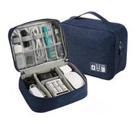 ZNTIHZ Lot de 2 Sacs Rangement for câbles, Organiseur numérique électronique étanche, Portable, USB, Chargeur, Prise Voyage pour Organiser Et Ranger Les Câbles(Color 3)