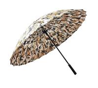 ZNTIHZ Parapluie Long à 24 os, grand, imperméable, arc-en-ciel, tige droite, abri manuel, victoire et pluie, for la maison, for hommes femmes Pour Les Événements Quotidiens(Mix color C)