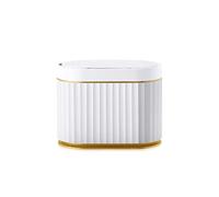 ZNTIHZ Poubelle de bureau 4l, petit joli Mini panier à vent, seau Pour Le Bureau Ou La Maison