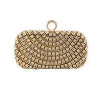 ZNTIHZ Sac de soirée incrusté de diamants, sac à main de fête for femmes, robe de mariée scintillante, bandoulière polyvalente for un usage quotidien Pour Les Fêtes,Les Dîners(Yellow)