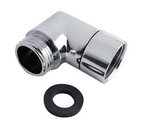 ZnttUu Barre d'appui pour bras de douche - Connecteur coudé à 90 degrés - Adaptateur d'angle pour la maison, l'hôtel, la salle de bain - Adaptateur d'angle de pommeau de douche mural sûr et durable