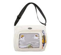 ZnttUu Sac Ita accrocheur pour femme de style japonais, joli sac à main, grande capacité, sac à main, sac à bandoulière, sac Ita, Blanc.