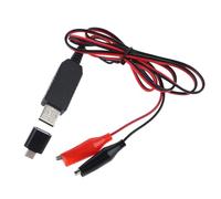 ZnttUu Solution d'alimentation alternative économique de type C USB 5 V vers 6 V Clip d'alimentation de remplacement pour 4 piles AA / C/D 1,5 V