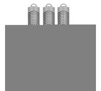 znutc Cartouche d'Ions Argent pour Sources Chaudes - Cartouche de Sel Hotsprings | Système Naturel Résistant à la Chaleur pour Eau Douce Utilisation Intérieur Extérieur