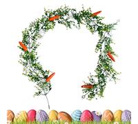 znutc Décorations de Guirlande de Pâques | Décoration de Vignes de Carottes de Pâques Printanières de 180 cm,Ornement de Guirlande pour Cheminée et Maison | pour La Décoration De Porte Table Mur